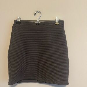 Aritzia Wilfred Free gray ribbed mini‎ skirt size medium